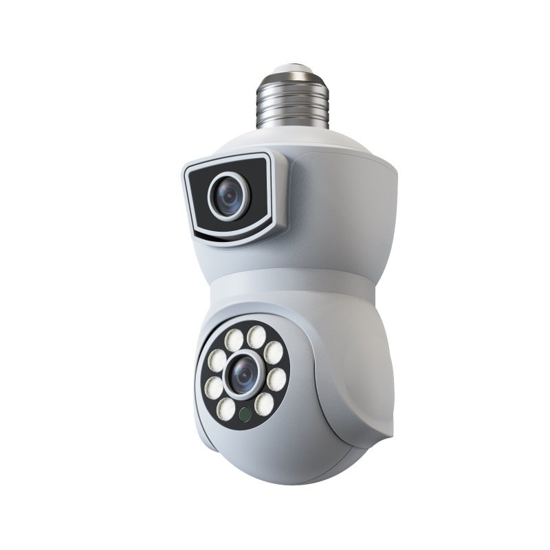 V380Pro E27 Infrared Dual Lens 2 Lens Surveillance Camera Wifi Ipcamera Factory