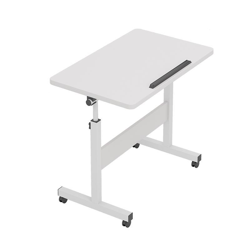 Movable Lifting Foldable Simple Household Bedside Small Table Laptop Computer Folding Table with Roller