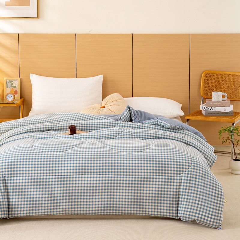 Lightning Warehouse Mattress and Quilt Core Complete Set for Student Dormitory Single Six-Piece Set All-Season Bedding for College Students