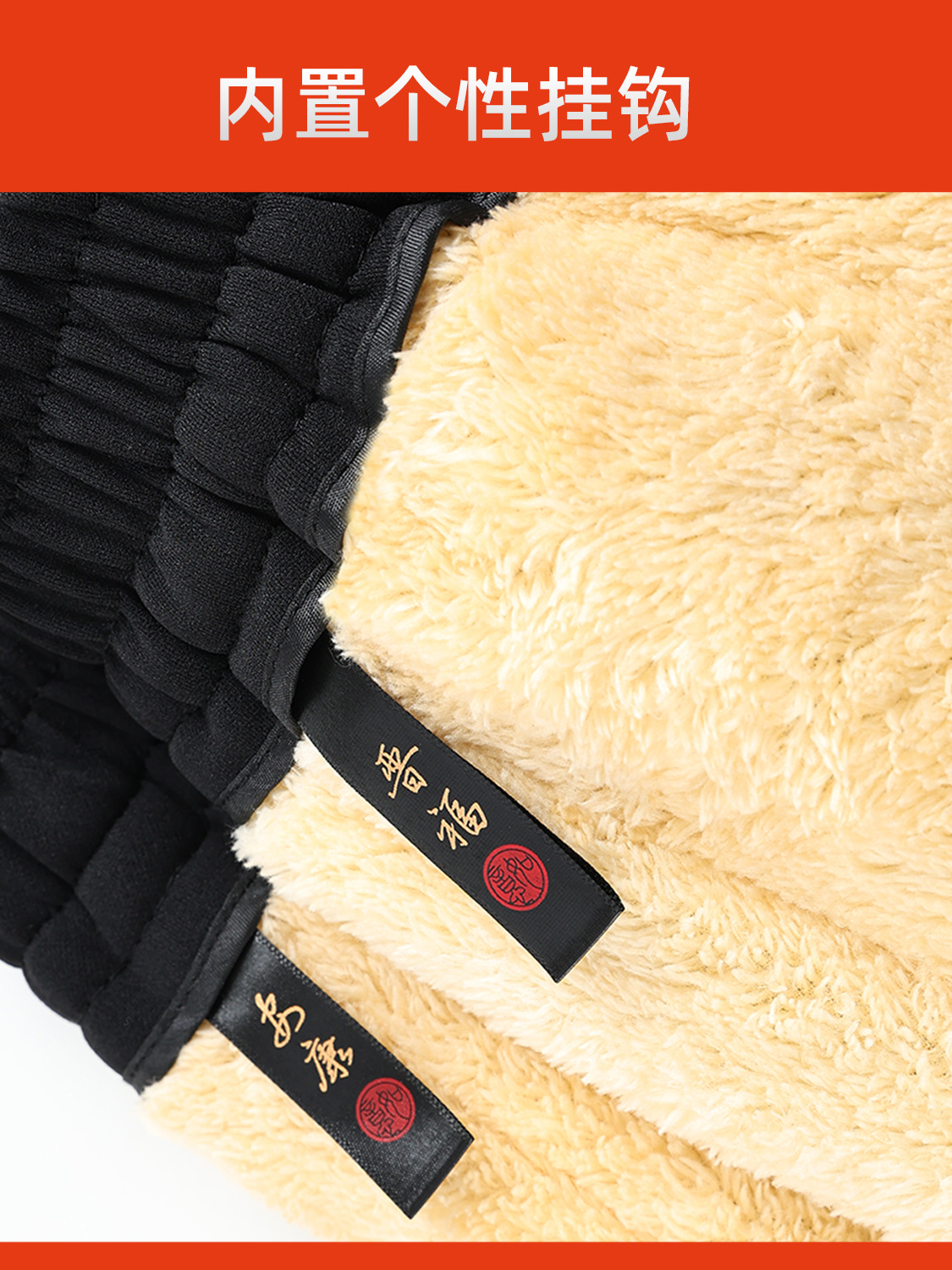 Dad's Stretch Outer Wearing Cotton Pants Three-Layer Thickened Winter Warm Cotton Pants Middle-aged and Elderly Men's fleece-lined Thickened Casual Pants