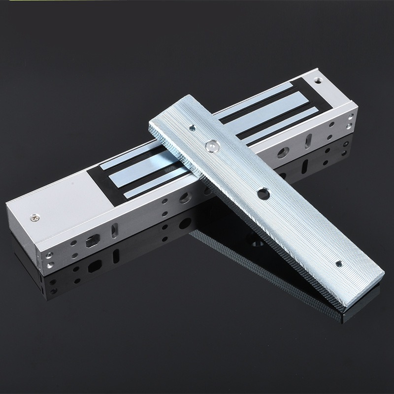 Single-Door Surface-Mounted Magnetic Lock 280kg Electromagnetic Door Lock Electronic Access Control Lock 12V Electronic Lock Management Magnetic Lock