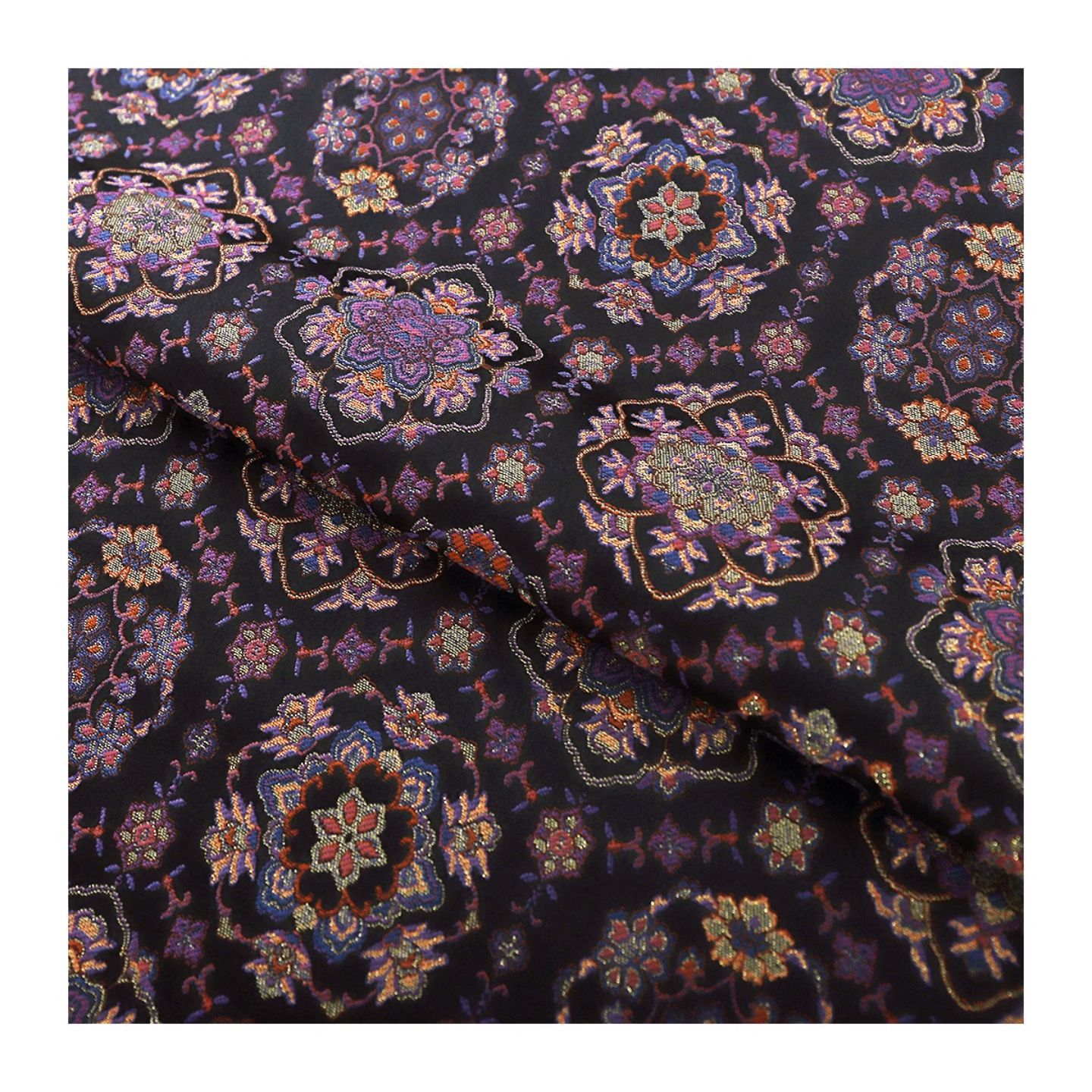 New Chinese-Style Imitation Song Dynasty Brocade Fabric Remnants, Traditional Chinese Style Horse-Face Skirt, Vest, Top, Handmade DIY Brocade Jacquard Fabric