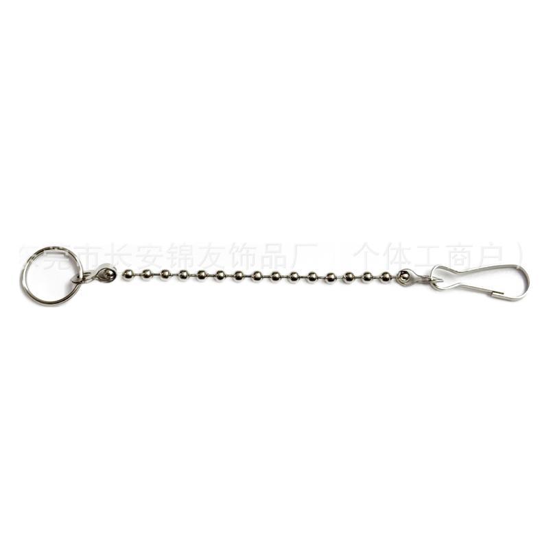 diy ball ball chain double hole flat buckle fixing screw windproof extension connection diy jewelry accessories stainless steel chain