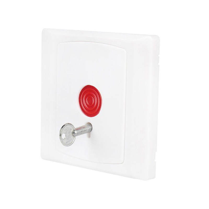 86 type fire alarm panel SOS emergency call emergency button manual reset key switch