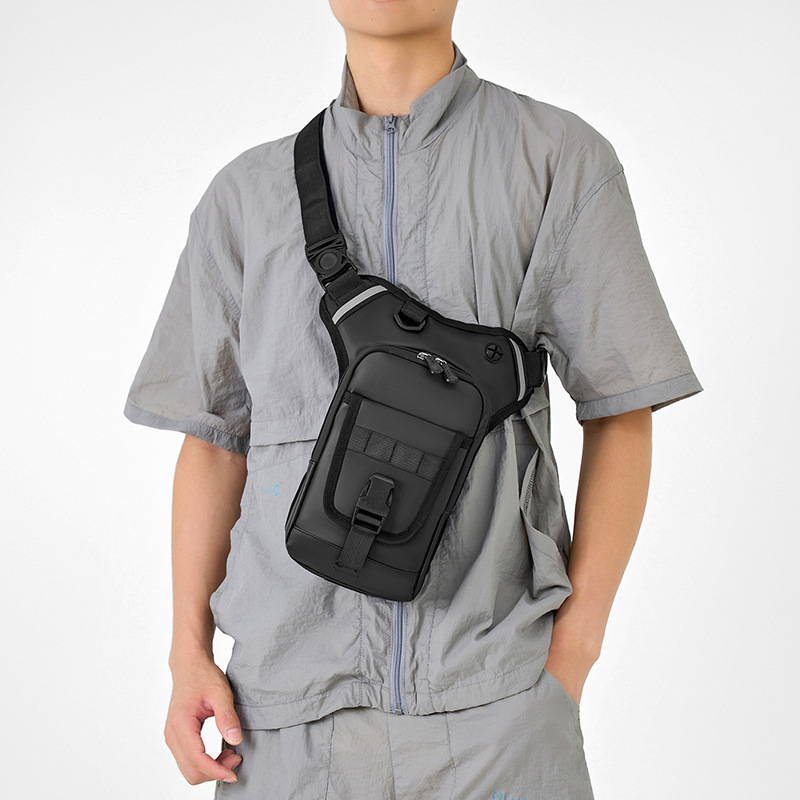 New Water-Repellent Multifunctional Leg Bag Tactical Outdoor Waist Bag Men's Motor Tool Bag Men's Cycling Motorcycle Backpack Cross