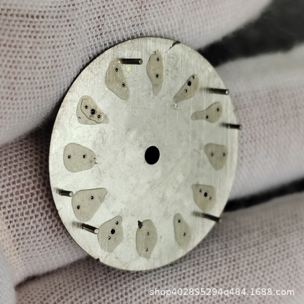 Watch dial sun pattern strip nail dial green luminous dial suitable for NH35 8215 2836 automatic movement