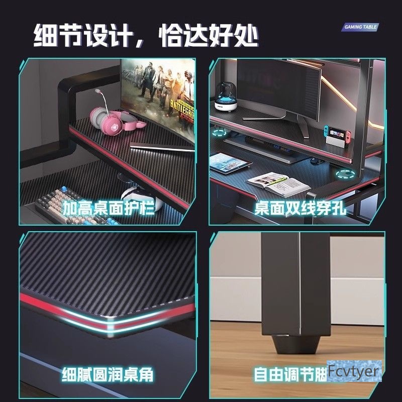 Zhuangyu Workbench Writing Computer Table Desktop Desk Home Study Coffee Table E-Sports Table Game Network Student Office