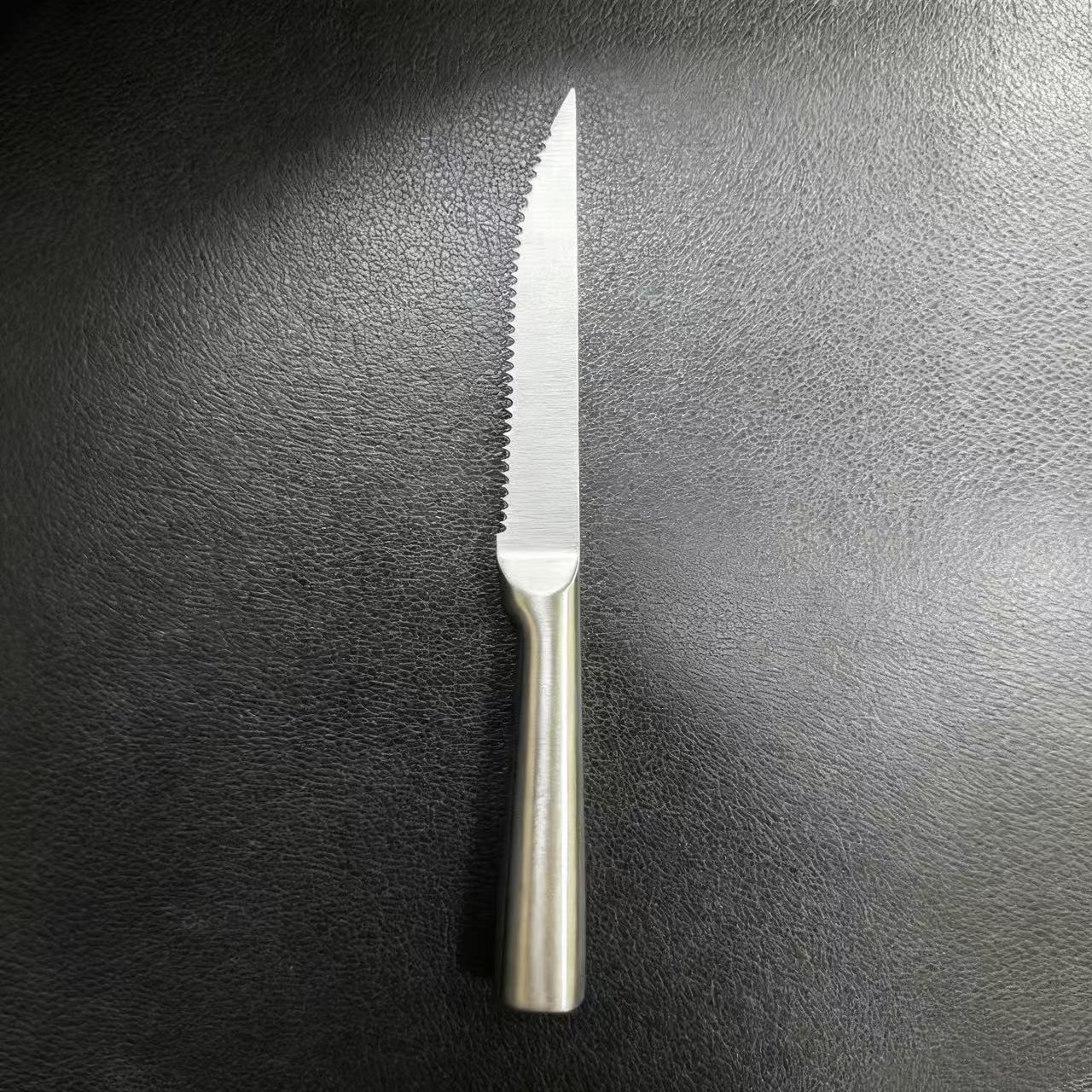 Steak Knife Hollow Handle Western Bread Knife Stainless Steel Steak Serrated Knife Western Knife Western Steak Knife