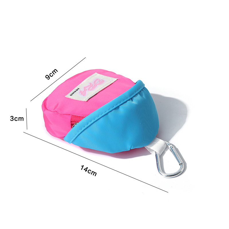 Mobile phone backpack mini pendant new outdoor portable storage bag headset coin purse key bag candy color creative