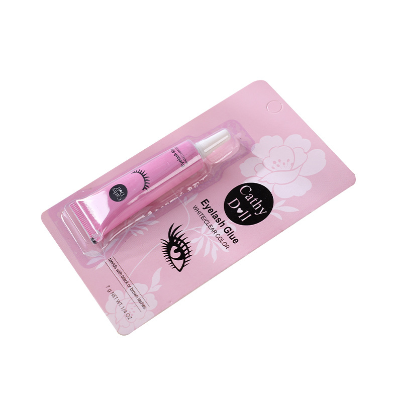 cathy pink eyelash glue 5g quick-drying styling durable independent packaging false eyelash glue source factory