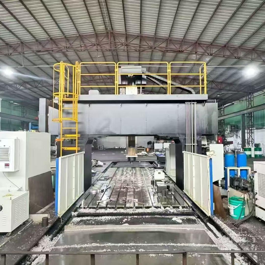 Transfer of Second-Hand Guosheng Gmf6030 Gantry Machining Center Spindle Speed 5000 in Stock