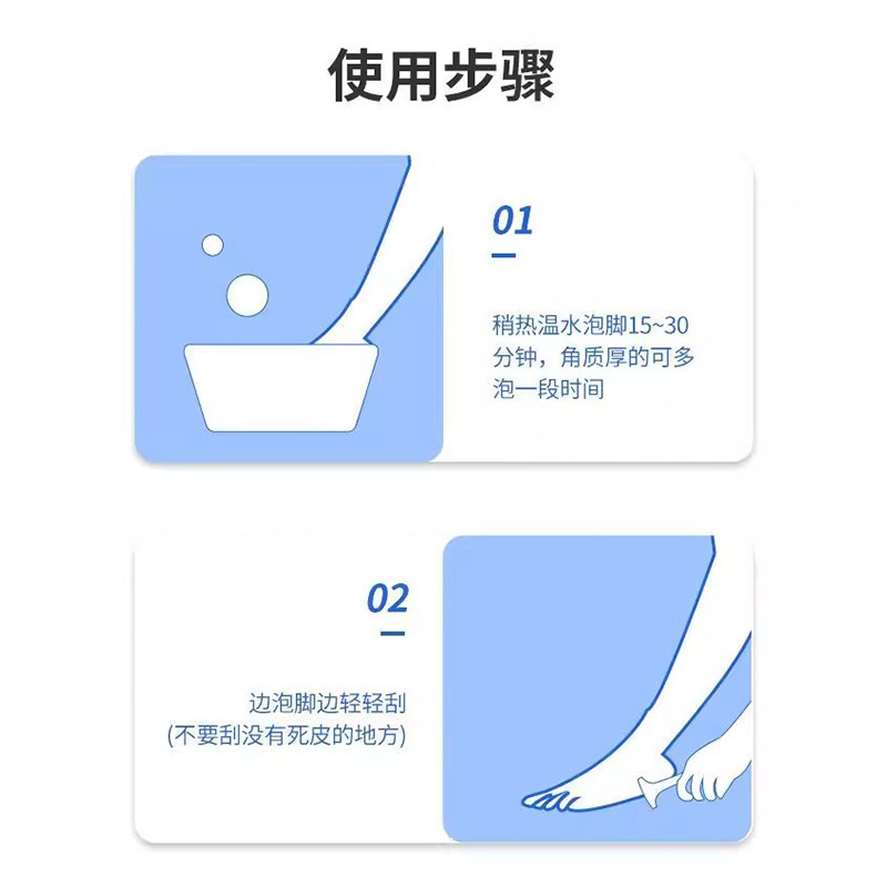 Foot Grinder Korean Professional Pedicure Knife Household Tools Anti-Scratch Feet to Remove Dead Skin and Calluses New Heel Scraper