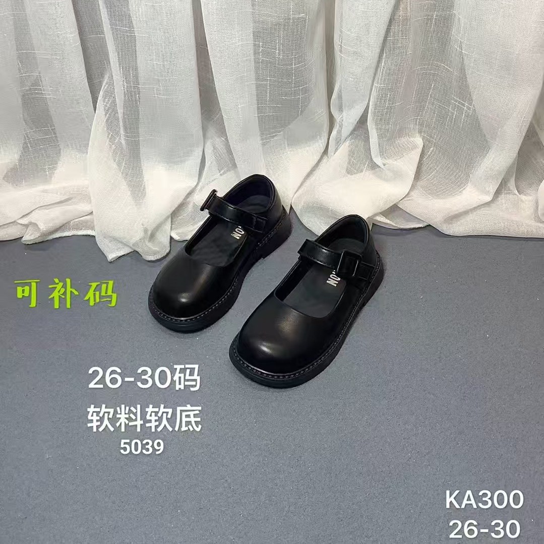 2025 новые осенние туфли для девочек, черные кожаные туфли для студентов, корейский стиль,Campus туфли для всех сезонов, размеры на выбор для 4-15 лет