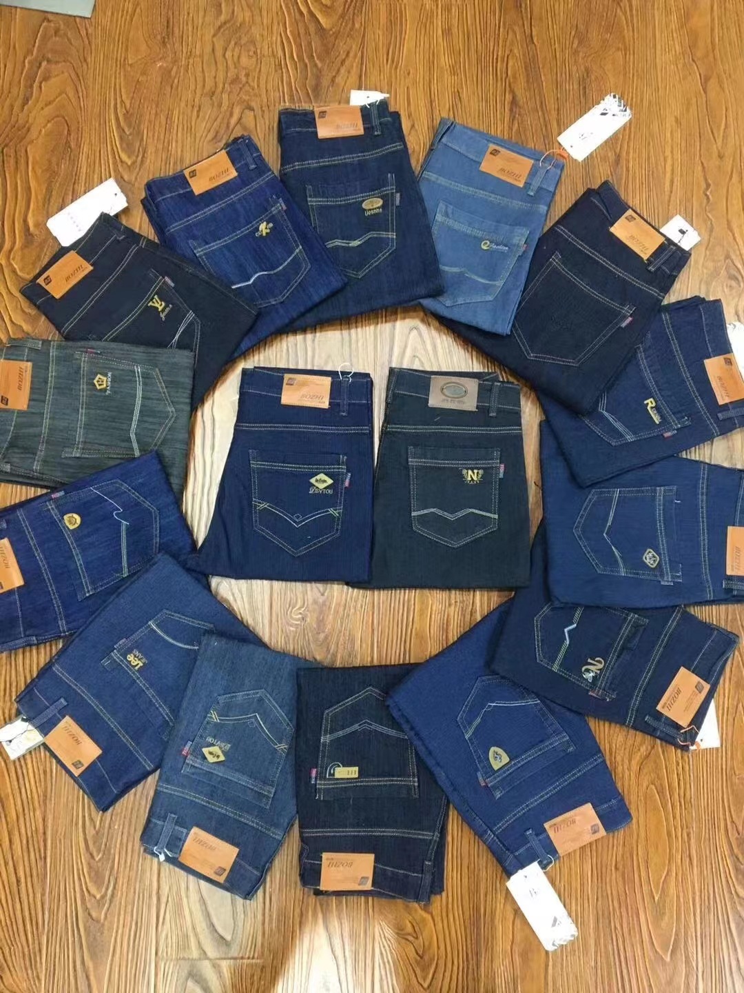 2025 Summer Business Loose Denim Shorts Men's Straight-Leg Construction Site Wear Slightly Defective Business Trousers Special for Work