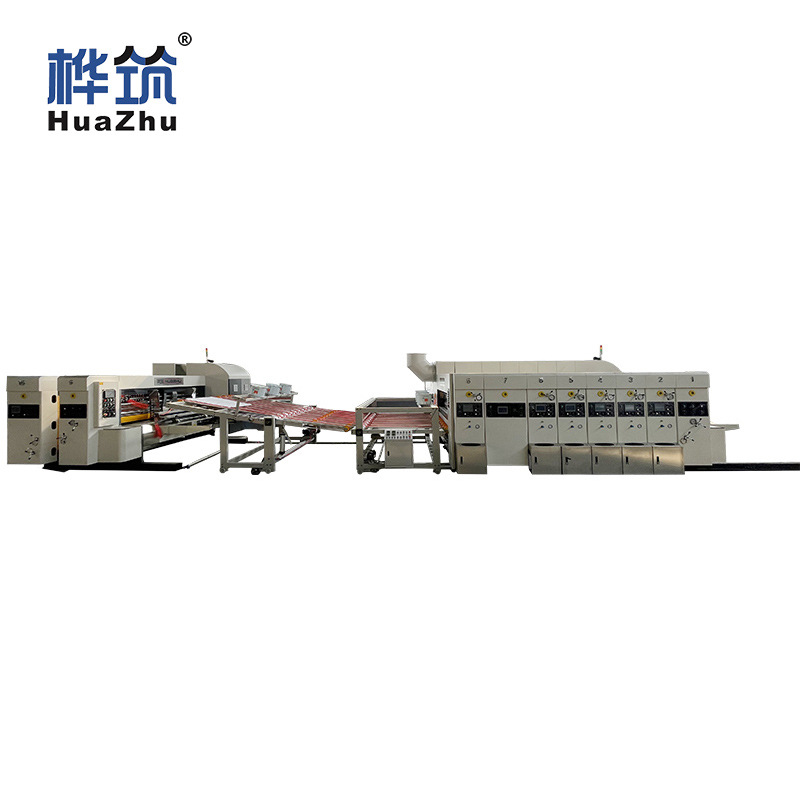 High-Speed Carton Printing Machine, Fully Automatic Slotting, Die-Cutting, Inkjet Printing and Forming All-In-One Machine, Carton Factory Production Line