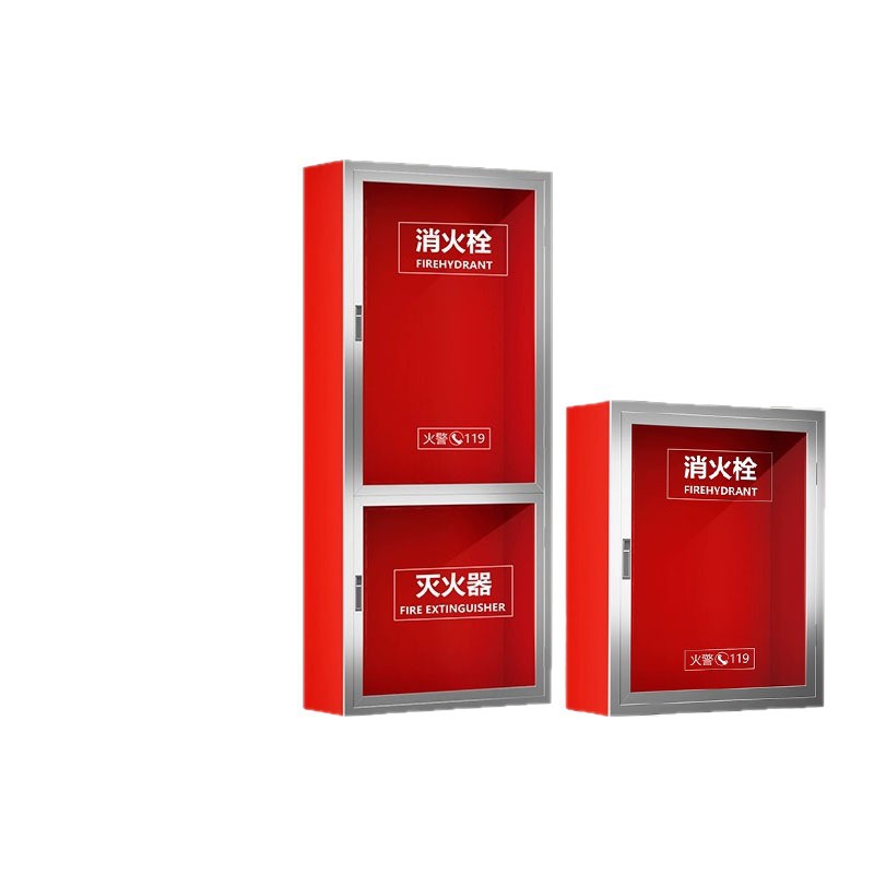 Wholesale fire box empty box indoor fire hydrant box special fire box glass door fire hydrant box thickened fire box