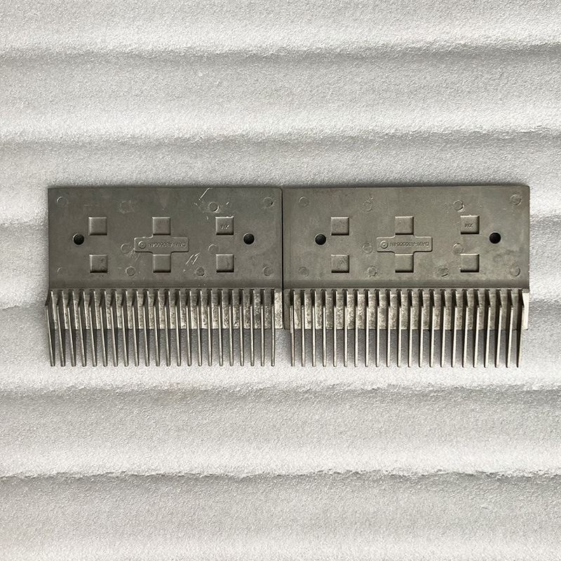 Schindler Shenlong Kangli Escalator Comb Plate, Automatic Walkway Comb Plate, 22-Tooth Vertical Stripe Aluminum Alloy Comb Plate
