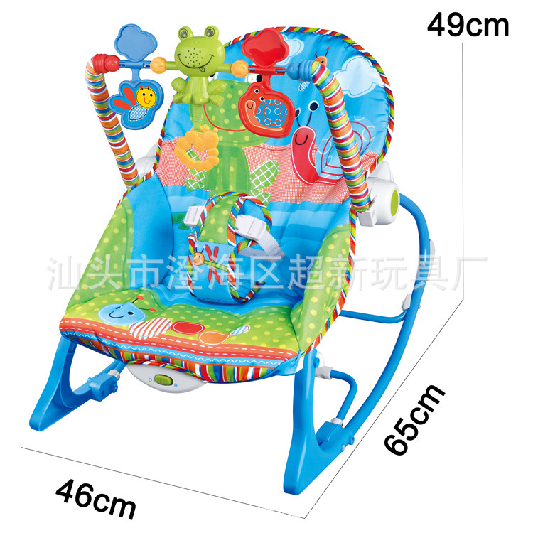 Factory direct newborn rocking chair baby music to coax sleep comfort recliner cross-border electric rocking chair wholesale