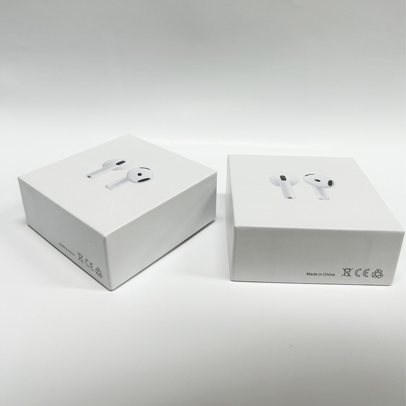 The new four-generation upgraded version of the neutral noise reduction earphone box is suitable for airpods4 Bluetooth headset cover packaging box