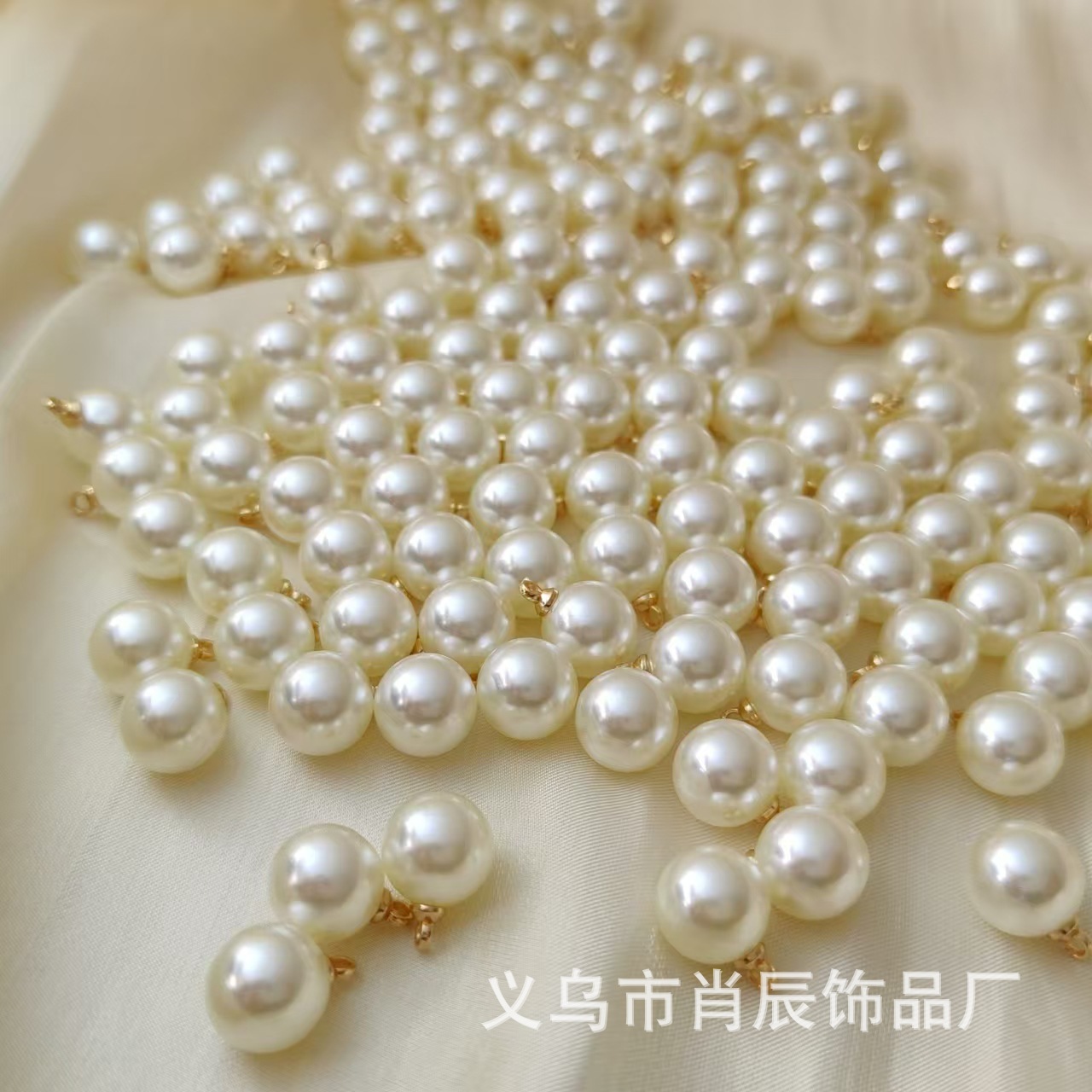 Factory Direct Supply Imitation Pearl Pendant Non-Falling Eco-Friendly Sheep's Eye Pearl Earrings Brooch Accessories Natural Style