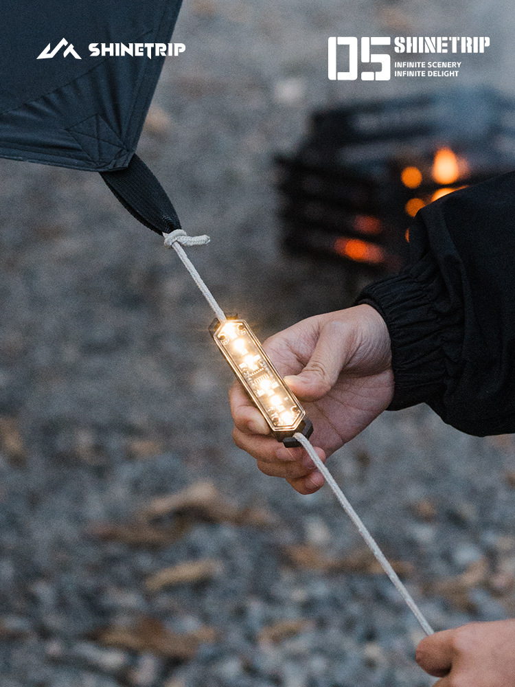Shanqu/ShineTrip Tactical Wind Rope Warning Light Portable Installation Two-way Fixed Magnetic Camping Multi-function Light