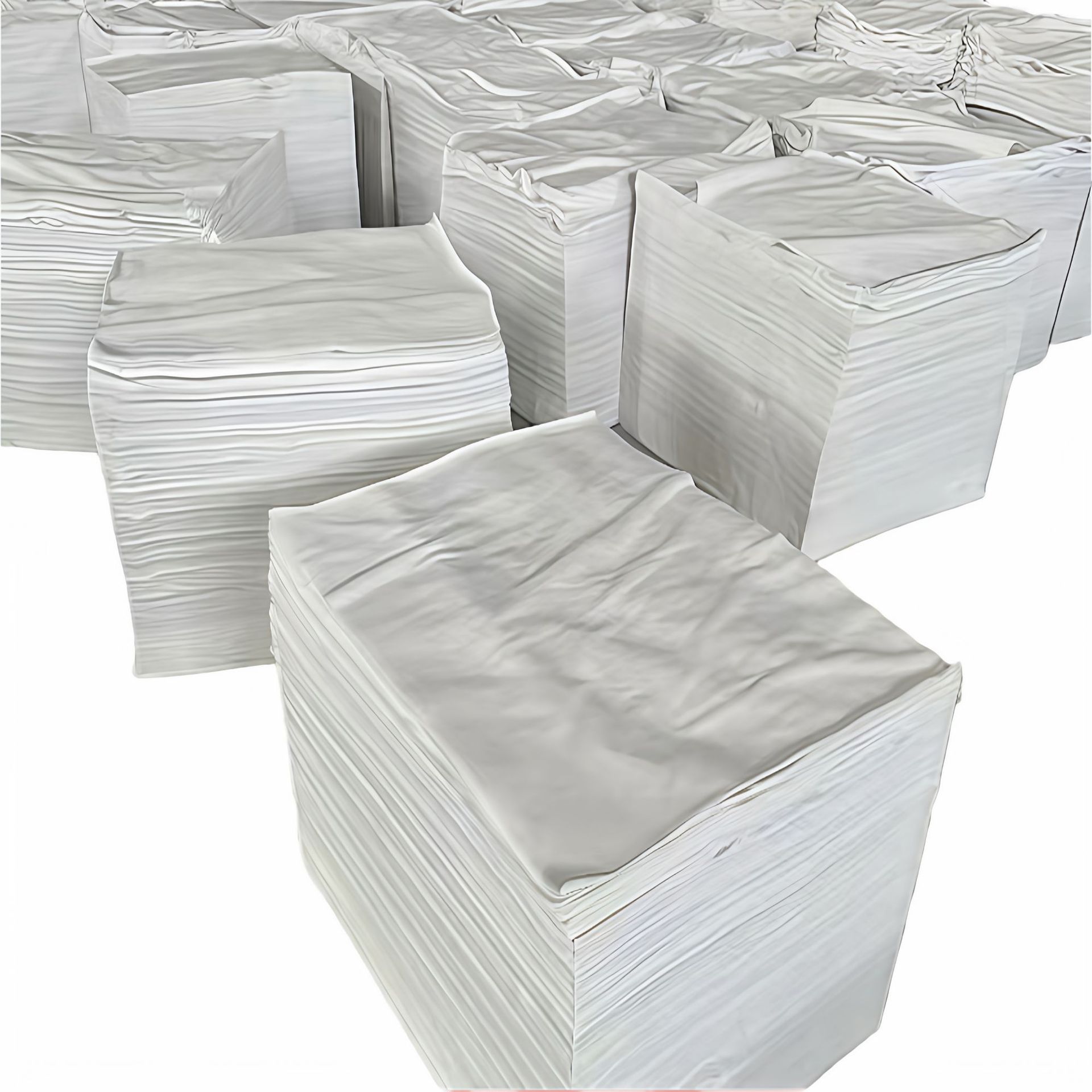 Wholesale Industrial Machine Wiping Cloth Absorbs Oil and Water, Does Not Shed Lint, White Rag, Cotton Rag, Machine Wiping Cloth Sold by the Pound