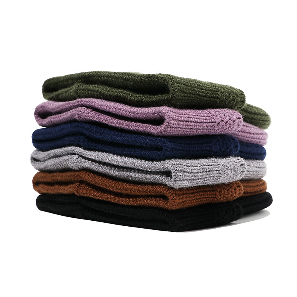 Fuliansheng meditation buddhist supplies monk coat monk hat plush monk hat knitted hat winter monk hat knitted warm monk hat