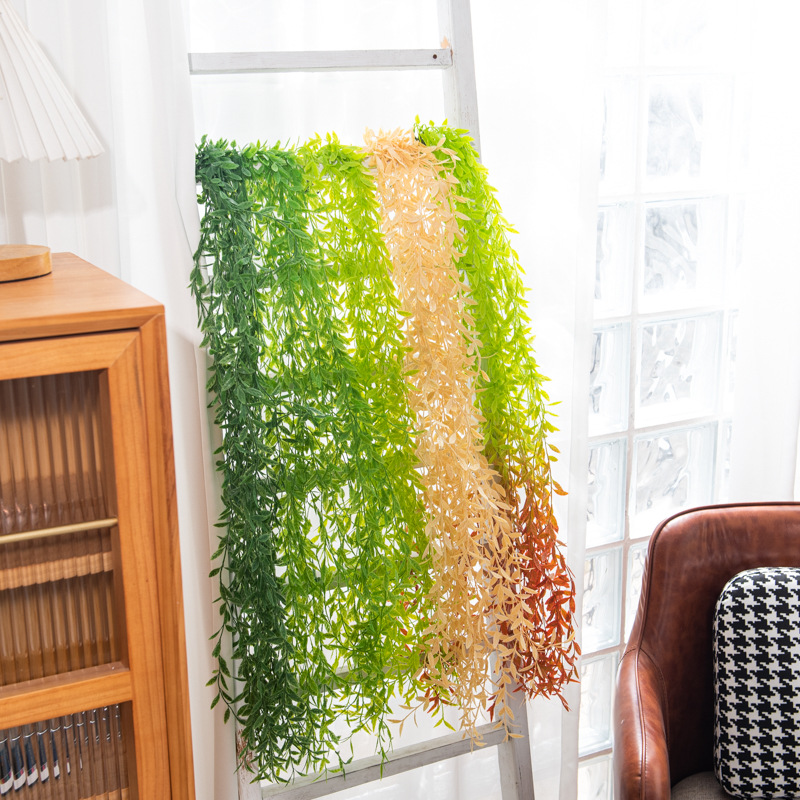 Искусственный ротанг для стен с плачущей ивой искусственное зеленое растение для свадьбы
