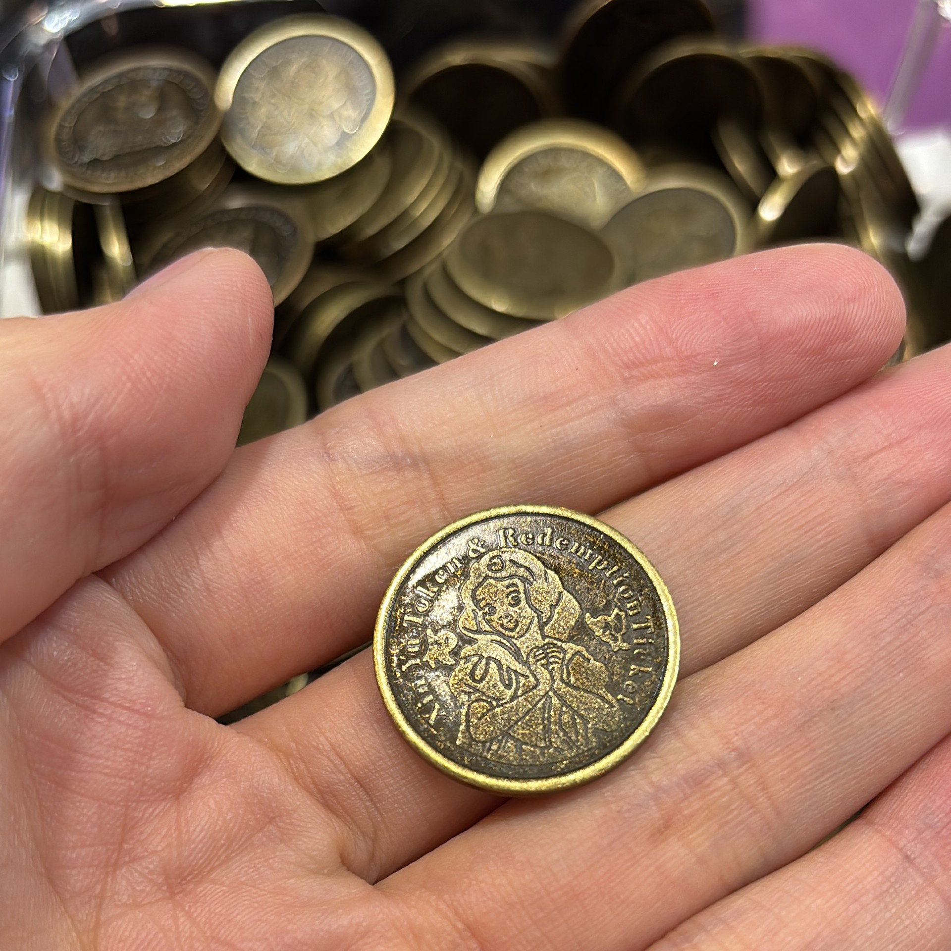 Game Arcade Claw Machine Tokens Steel Coins Iron Coins Zinc Coins Anti-Counterfeit Coins Game Hall Coin-Operated Machine Game Tokens