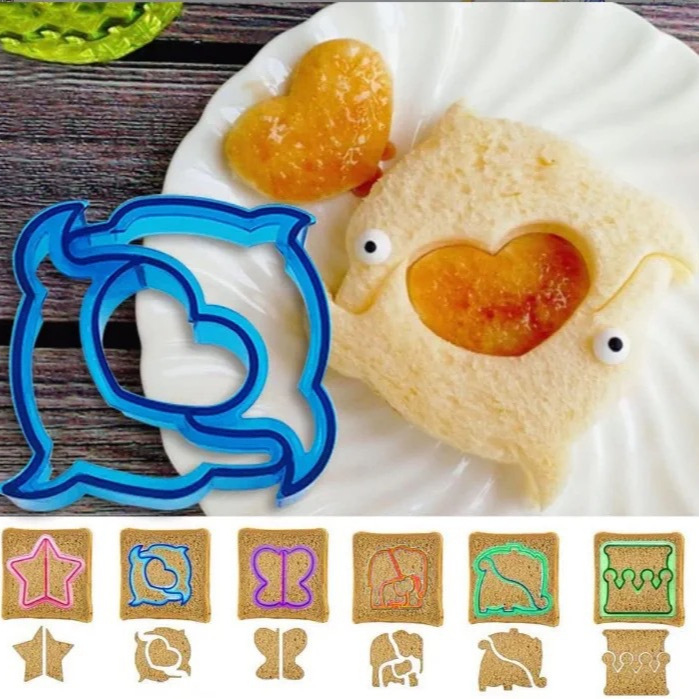 Мультяшная форма для нарезки хлеба, сэндвичей и рисовых шариков