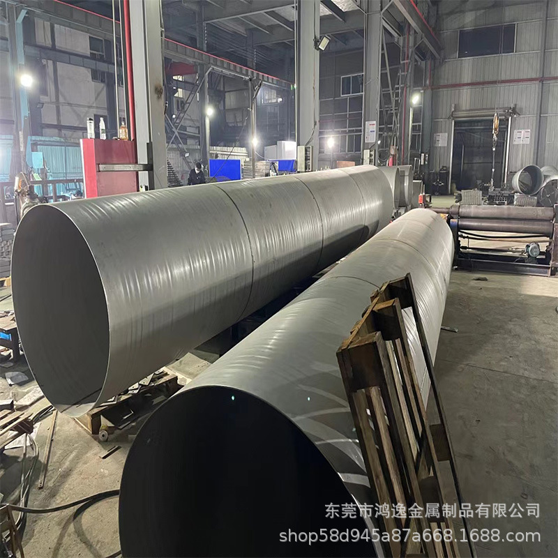 Large Diameter Stainless Steel Welded Pipe Manufacturers Process 304/316L Industrial Thick-Walled Stainless Steel Straight Seam Welded Round Pipes