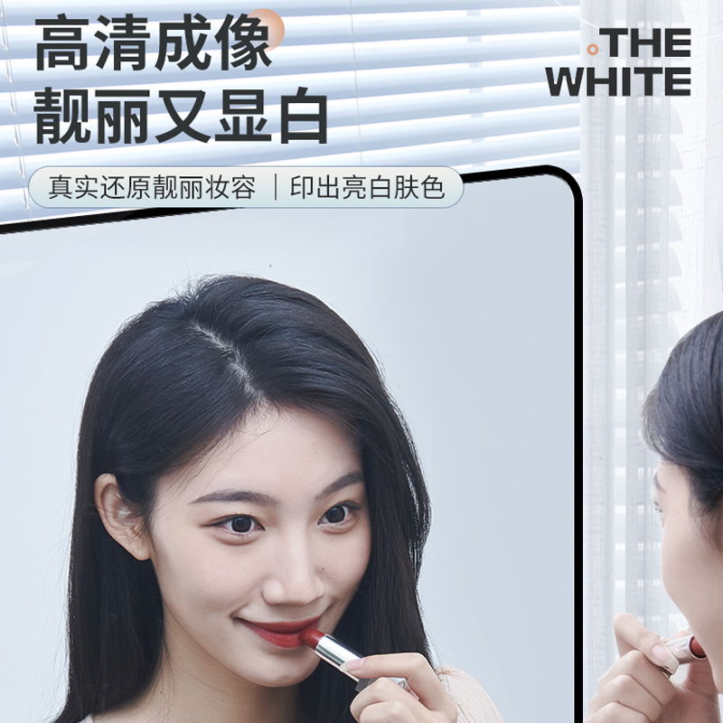 Full-Length Mirror, Floor-Standing, Simple Style for Home Use, Trendy Ins-Style Mirror, Dormitory Bedroom Floor Mirror, Wall-Mounted Dressing Mirror