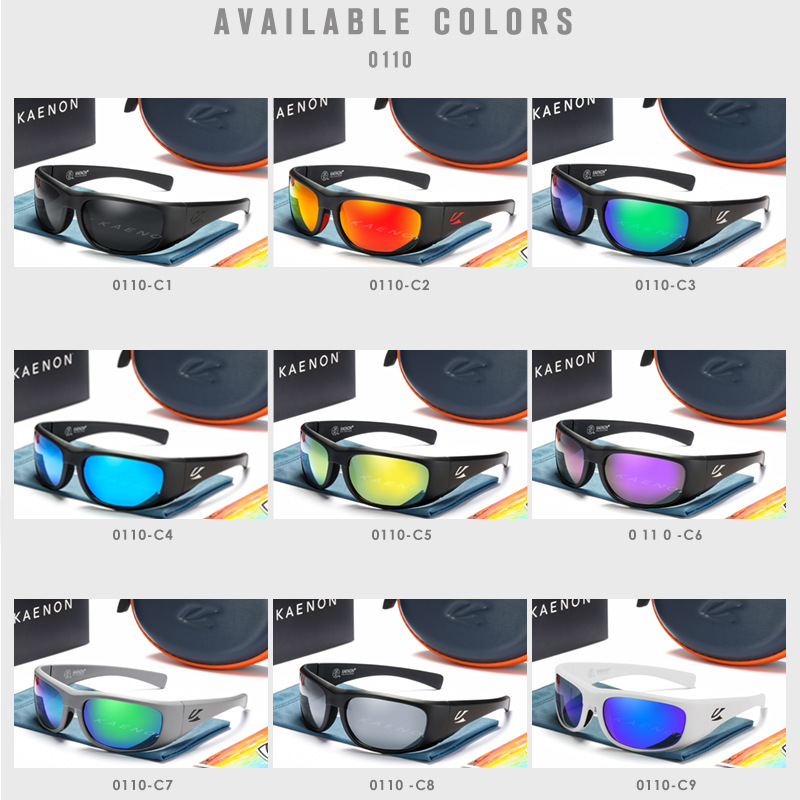 Kaenon Klay polarized sunglasses European and American TR90 men's sports fishing party driving glasses KN0110