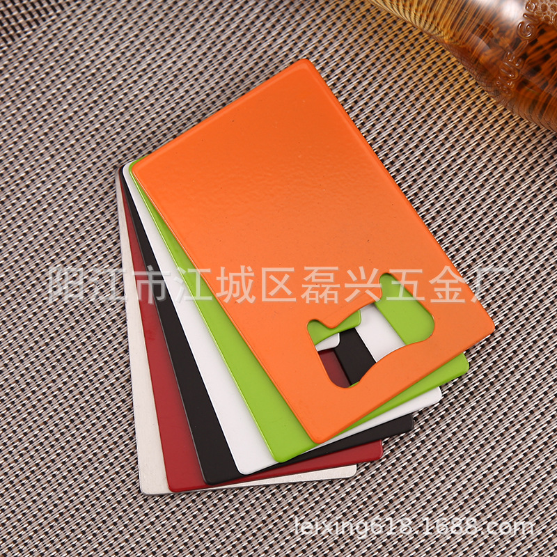 Soda Beer Bottle Opener Portable Stainless Steel Creative Credit Card Style Beer Bottle Opener Bottle Opener