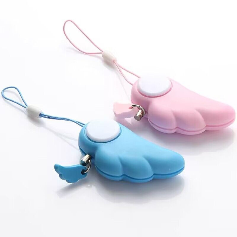 Tangzheng Supplies Factory Direct Sales Super Cute Angel Wings Anti-Wolf Device Alarm Women's Anti-Wolf Device