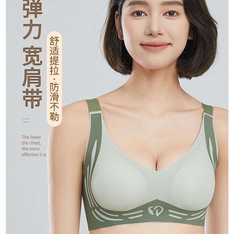 Кросс-бордерное плюс размер спортивное нижнее белье вспомогательная грудь мягкая поддержка регулируемая маленькая грудь собранное антиопущение для бега фиксированная чашка