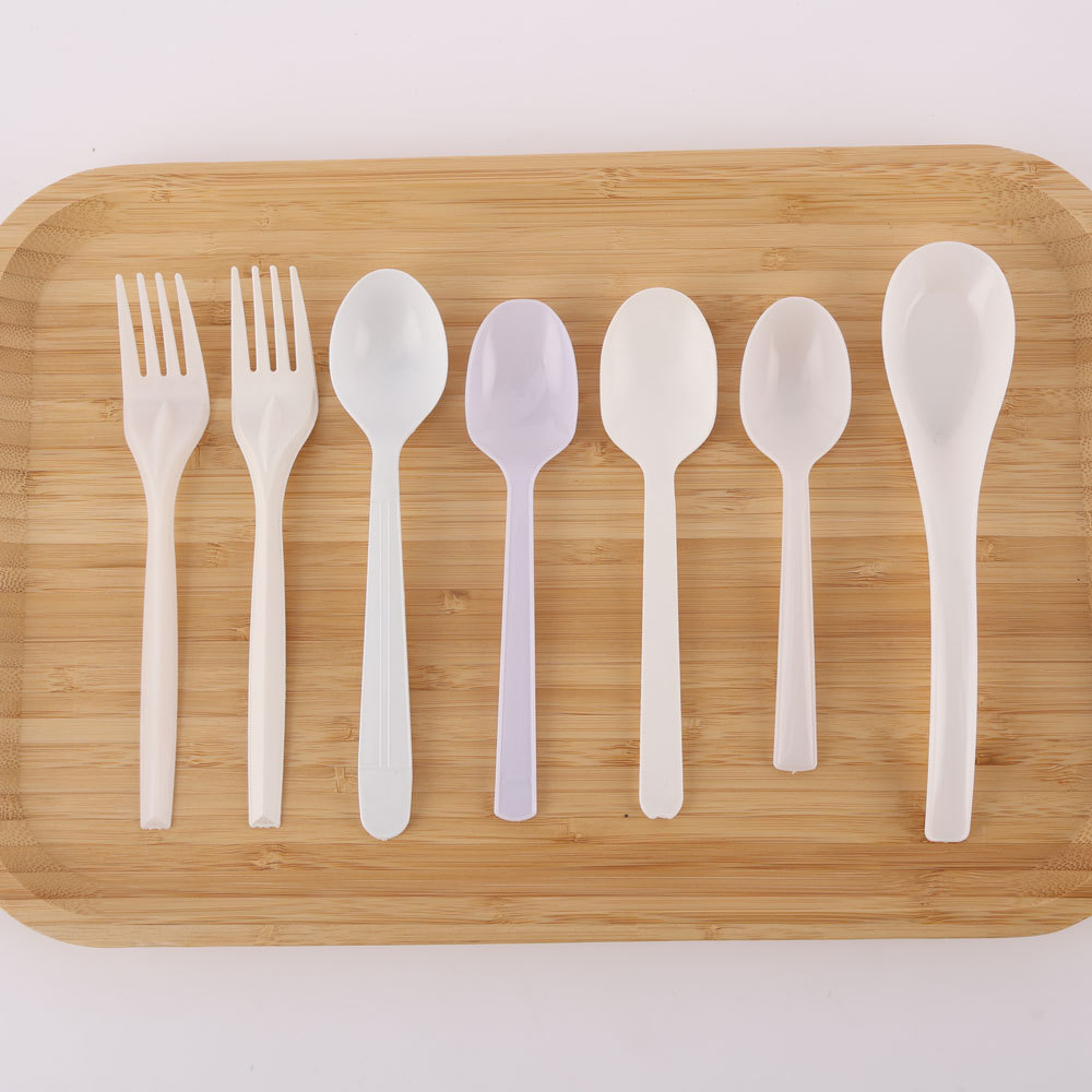 Customized Disposable Chopsticks, Spoons, Tableware Set, Four-Piece Set, Commercial Catering Takeaway Packaging, Whole Bag Independent Packaging