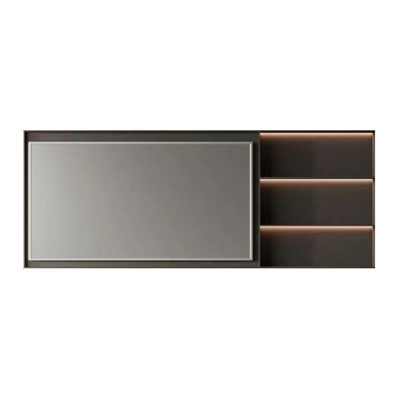 75/85/ 100inch Stainless Steel Tv Niche Recessed Metal Hotel Tv Background Niche Ready Stock