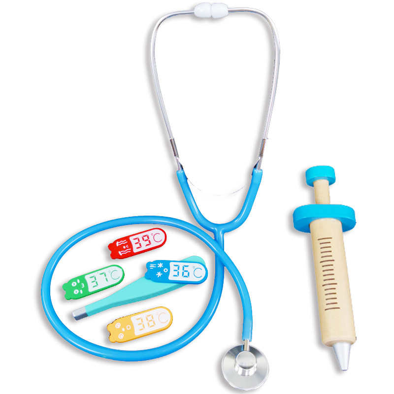 stethoscope children play house toy kindergarten doctor nurse role-playing props simulation diameter 4.5cm