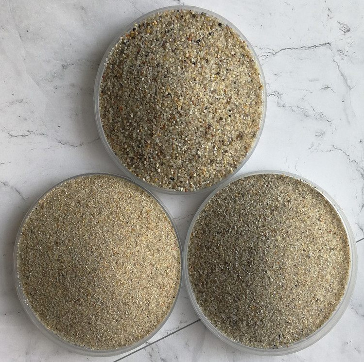 Round Grinding Materials, Round Granular Sand, Casting Sand, Coated Sand, Dust-Free, Fine-Grained, Saturated Round Granular Quartz Sand