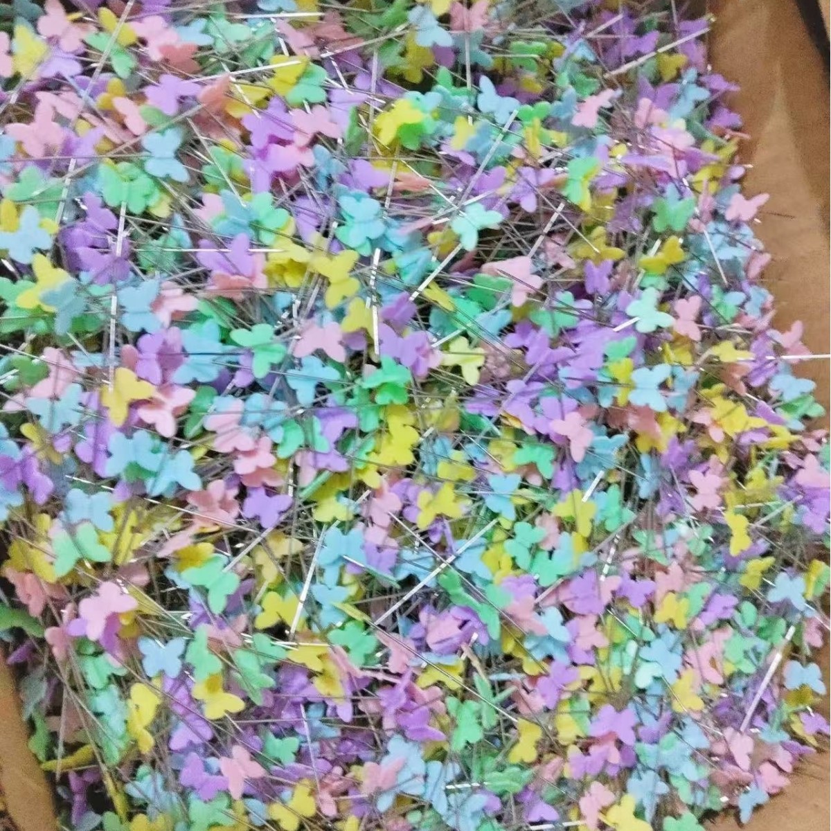 Diamond Needles 10,000 Pieces Bulk Safety Pins Fixing Needles 10000 Butterfly Needles DIY Cutting Patchwork Bouquet Positioning
