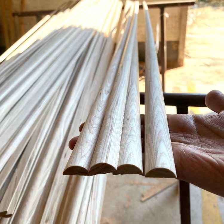 Source factory goods decorative semicircle solid wood line wholesale factory direct supply a variety of optional House decorative wood line