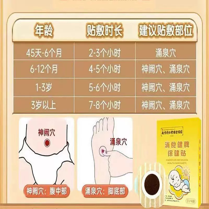 Nanjing Tongrentang Green Gold Codonopsis Fragrance Flatulence Health Care Patch 8 Foot Patch Flatulence Patch Kernel and Flatulence Patch Health Care