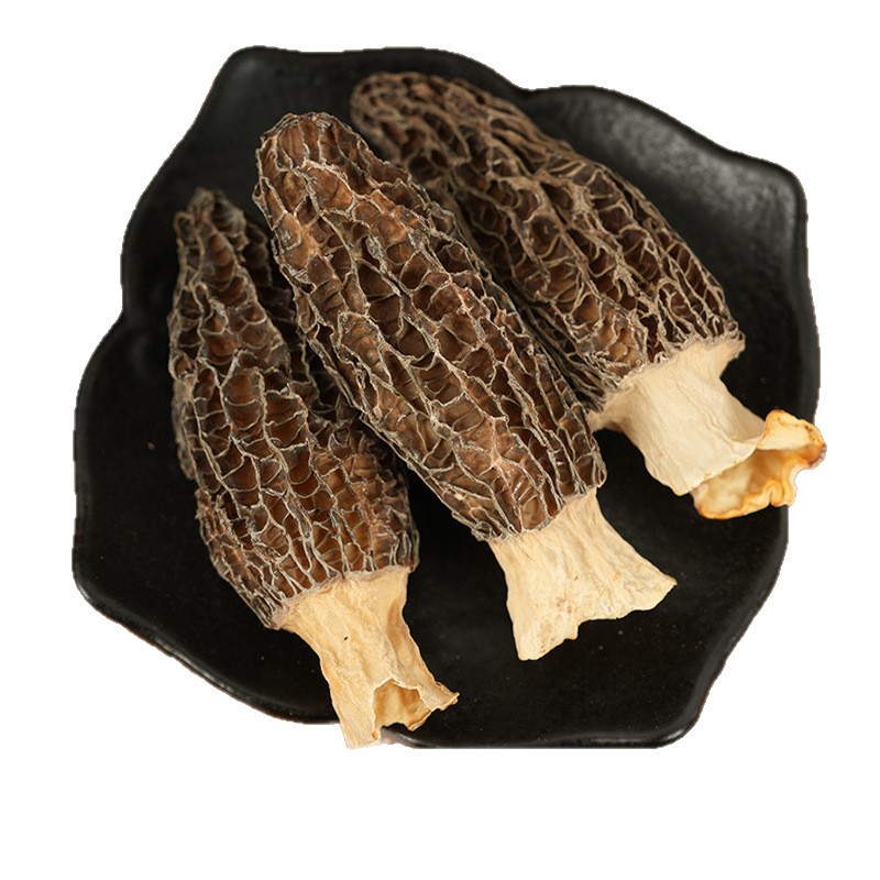 Guliba Mushroom Morel Mushrooms, Dried First Harvest New Stock, Suitable for Soup and Stir-Fry, Mushroom Manufacturer Supplies Morel Mushrooms, 9-13 Pieces