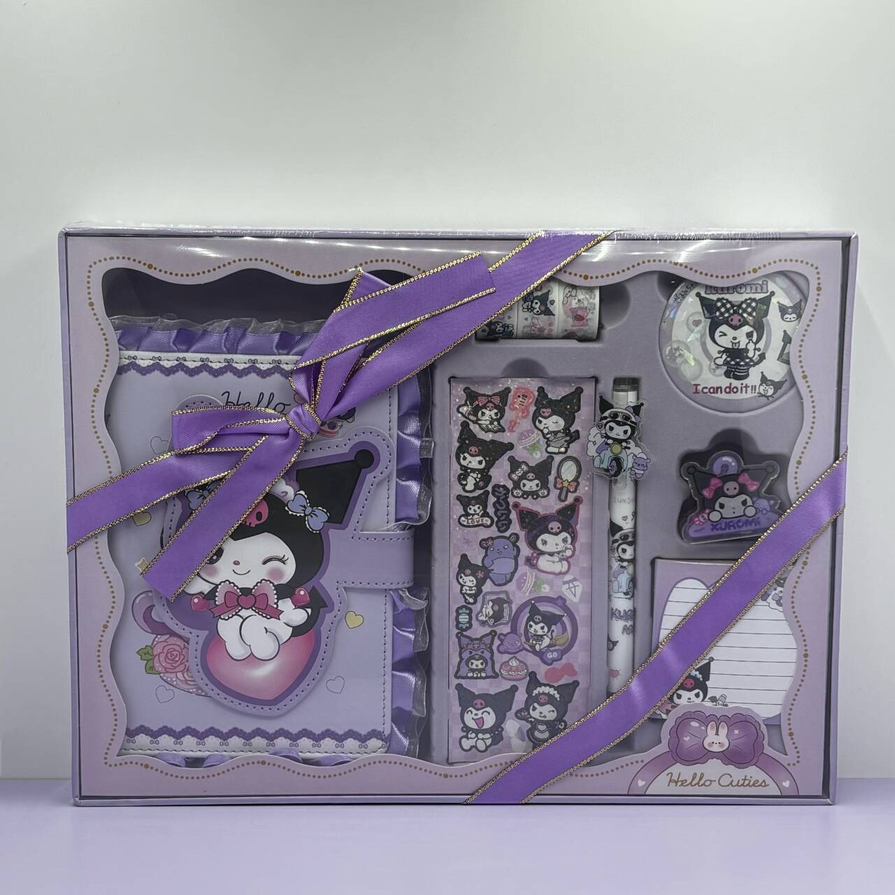 64K Student PU Lace Hand Book Color Page Decompression Sticker Children's Birthday Gift Gift Box Hand Book suit Text