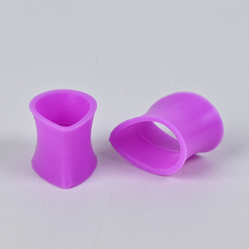 Cross-border trend silicone auricle European and American color mixed color hollow round puncture jewelry fashion ear expander