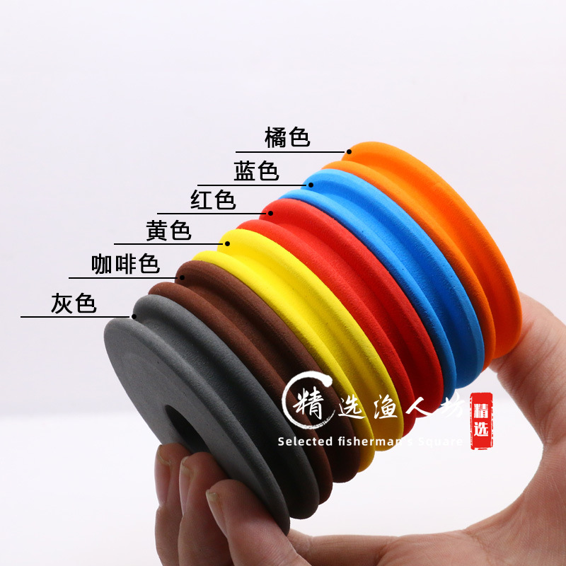 Main line shaft foam gray red blue orange diameter 6070 degree fishing gear finished main line group fishing fish supplies small accessories