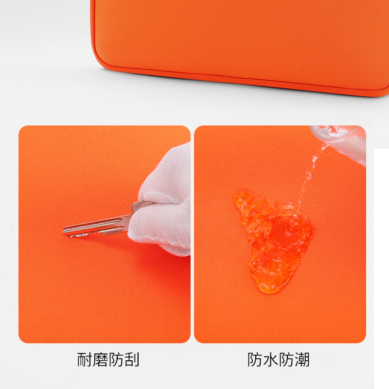 Factory Cross-Border Spot 13inch Clutch Bag Diving Material Apple Tablet Anti-Collision Zipper Laptop Sleeve Bag
