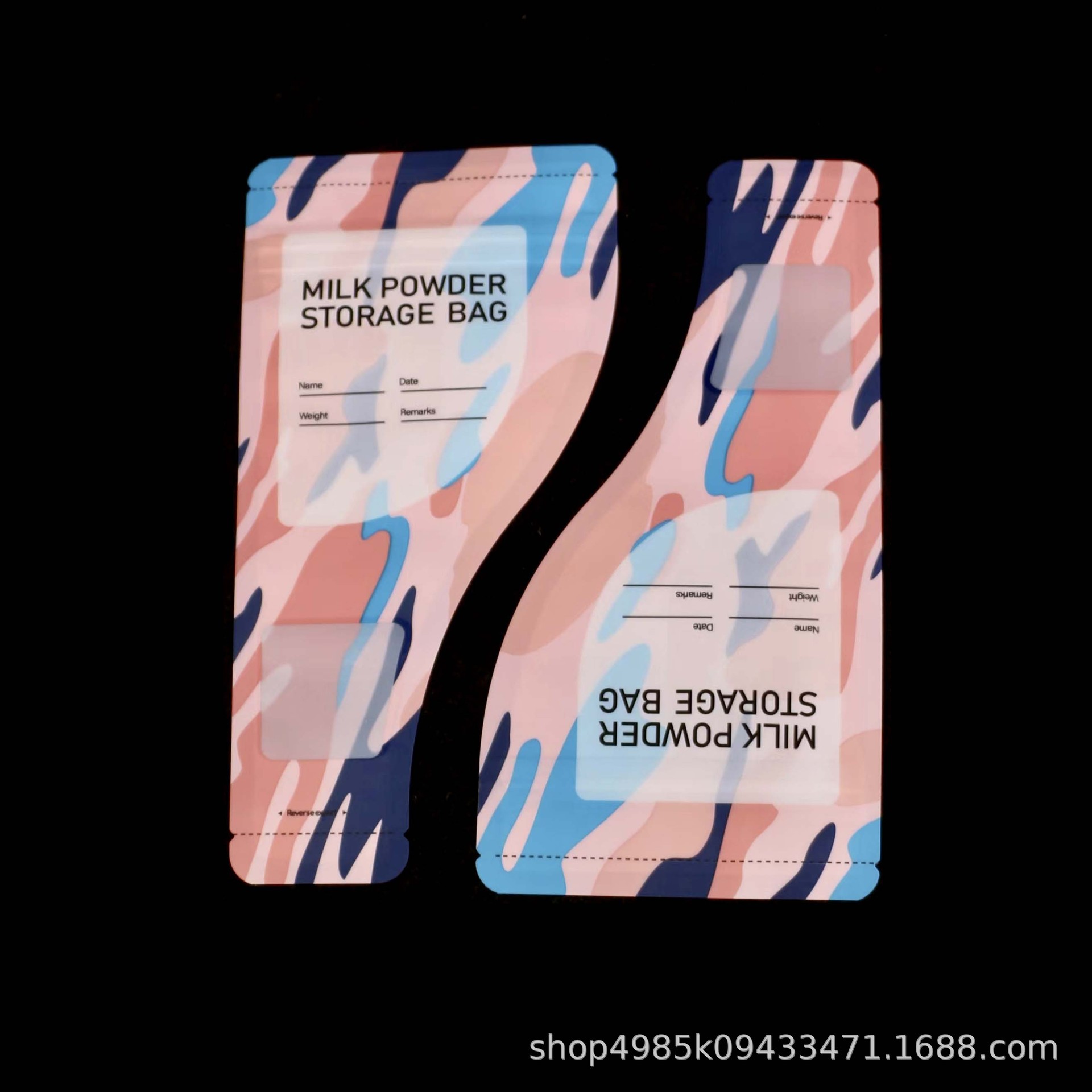 Spot Leak-proof Clip Chain Disposable Milk Powder Packaging Portable Milk Powder Bag Food Supplement Bag Double Zipper 30 Pieces