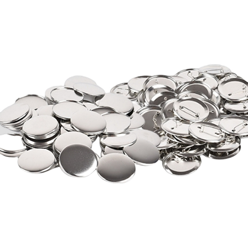 Factory Direct Supply of Tinplate Shiny Dutch Pin Base Cover Badge Brooch DIY Blank Material